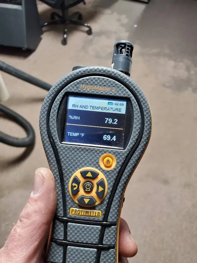 Moisture meter humidity assessment for Fire & Smoke Damage Restoration in Potsdam